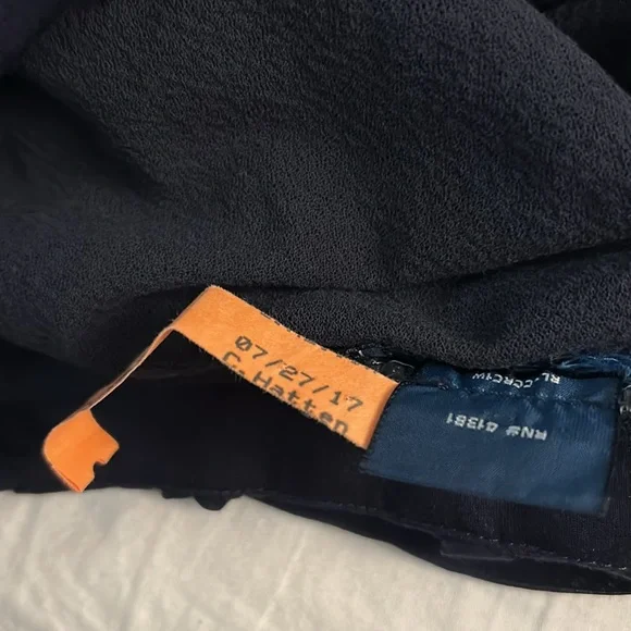 Ralph Lauren Midnight Blue Blouse Size Small - Picture 4 of 14